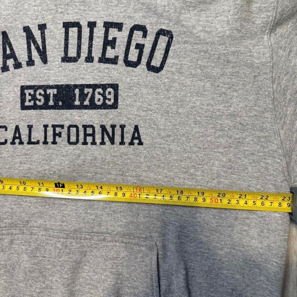Vintage Grey San Diego hoodie MEN SIZE‎ L - Picture 4 of 4